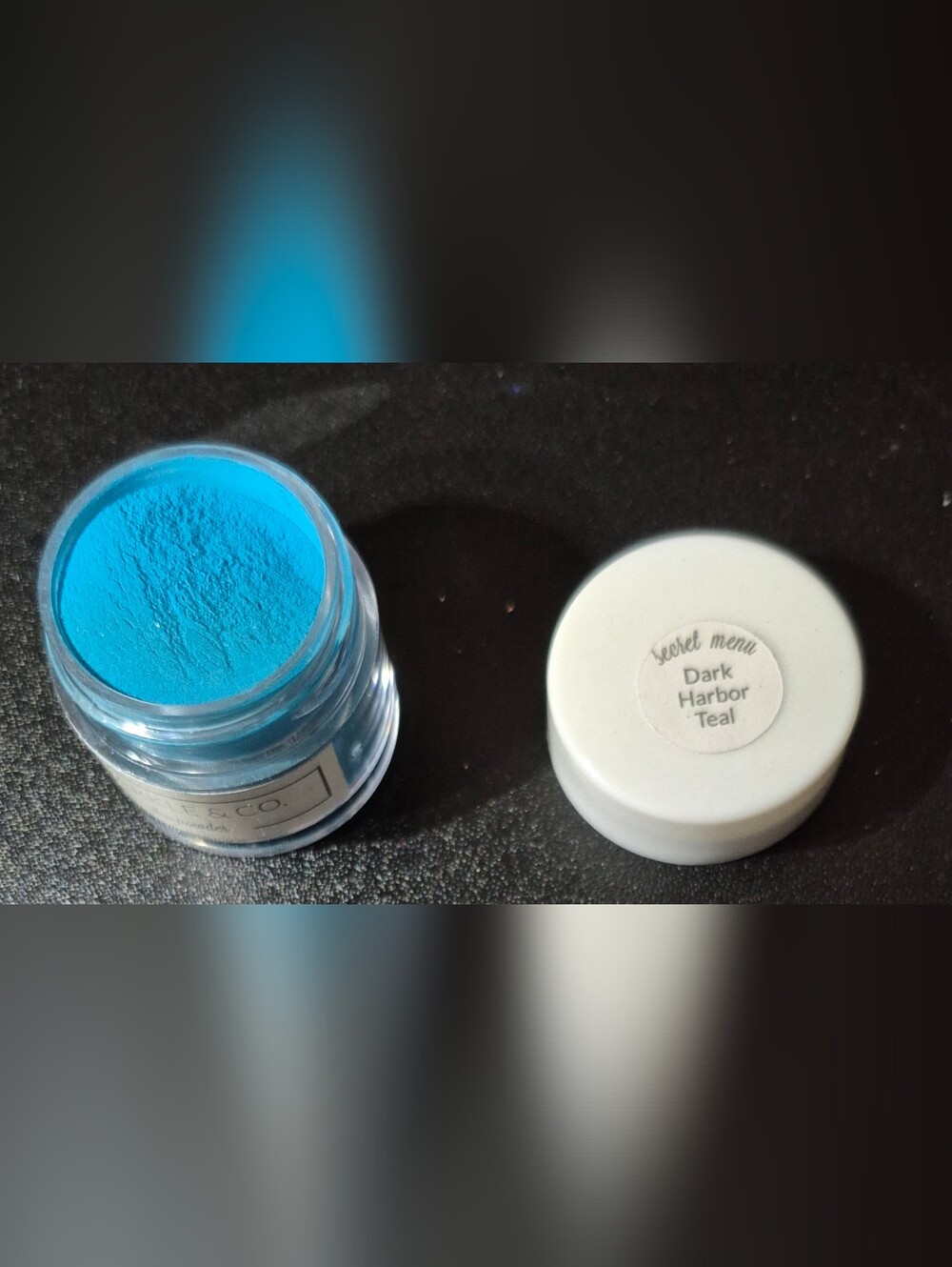 Sparkle & Co Secret Menu "Dark Harbor Teal" Dip Powder, Mini Size